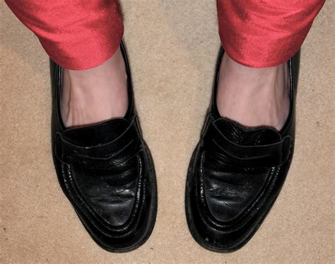 penny loafers no socks.